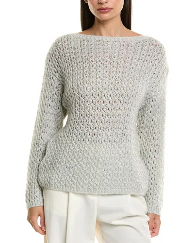 Tommy Bahama Shimmer Cable Sweater In White