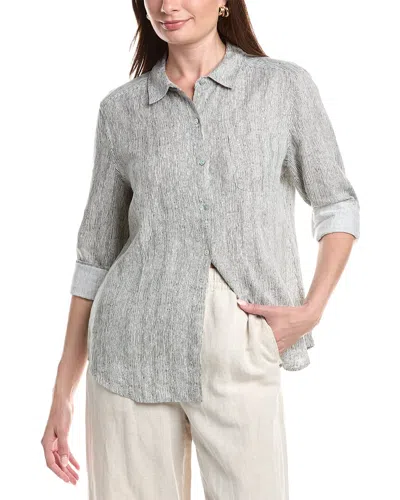 Tommy Bahama Shimmering Bay Linen-blend Top In Animal Print