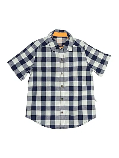 Pre-owned Tommy Bahama Kids' Short Sleeve Button Down Shirt In Blue