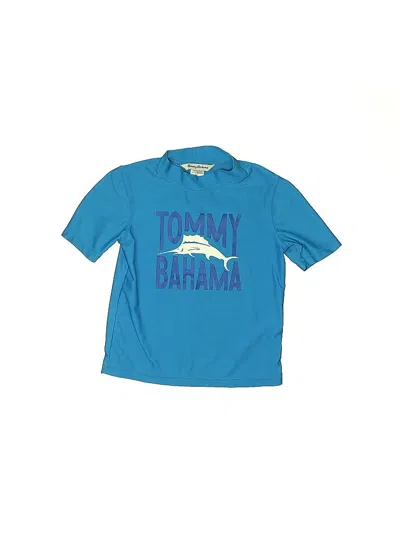 Pre-owned Tommy Bahama Kids' Short Sleeve Polo Shirt In Blue