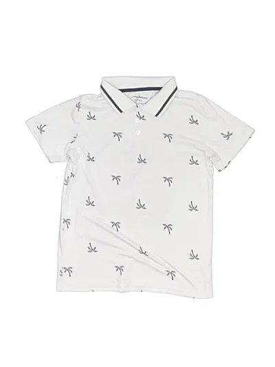 Pre-owned Tommy Bahama Kids' Short Sleeve Polo Shirt In Silver
