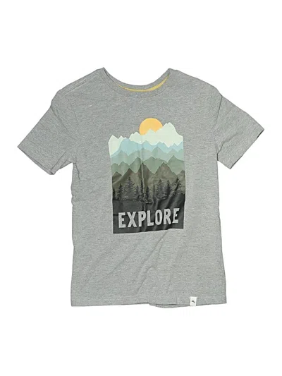 Pre-owned Tommy Bahama Kids' Short Sleeve T-shirt In Gray