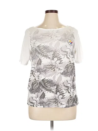 Pre-owned Tommy Bahama Short Sleeve T-shirt In Silver