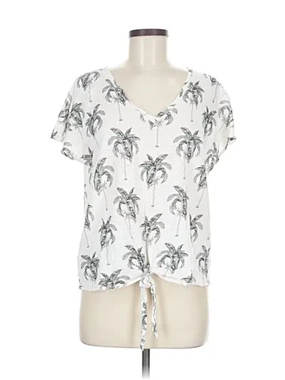 Pre-owned Tommy Bahama Short Sleeve T-shirt In Silver