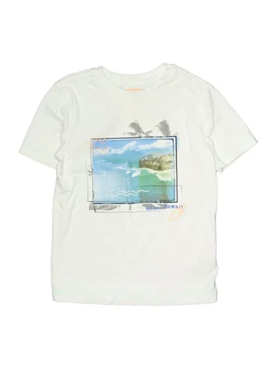 Pre-owned Tommy Bahama Kids' Short Sleeve T-shirt In White