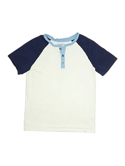 Pre-owned Tommy Bahama Kids' Short Sleeve Top Blue Tops