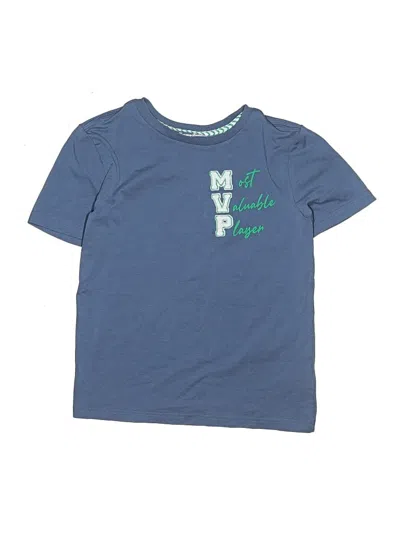 Pre-owned Tommy Bahama Kids' Short Sleeve Top Blue Tops