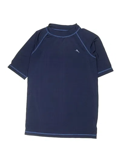 Pre-owned Tommy Bahama Kids' Short Sleeve Top Blue Tops