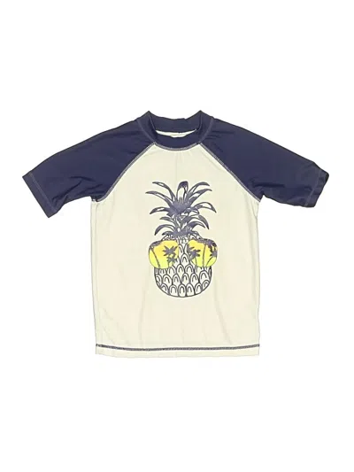 Pre-owned Tommy Bahama Kids' Short Sleeve T-shirt In Ivory