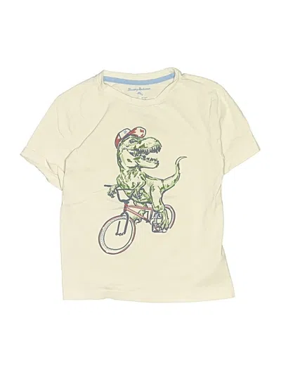 Pre-owned Tommy Bahama Kids' Short Sleeve T-shirt In Ivory