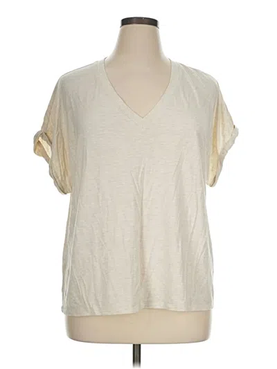 Pre-owned Tommy Bahama Short Sleeve T-shirt In Ivory