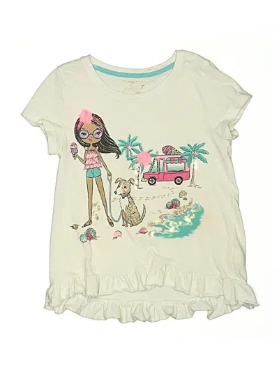 Pre-owned Tommy Bahama Kids' Short Sleeve T-shirt In Ivory