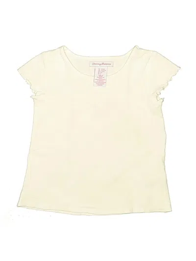 Pre-owned Tommy Bahama Kids' Short Sleeve T-shirt In Ivory