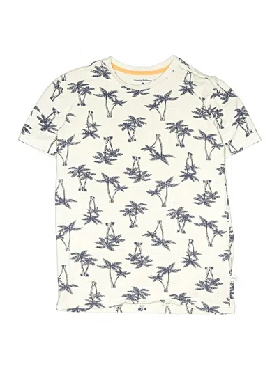 Pre-owned Tommy Bahama Kids' Short Sleeve T-shirt In White