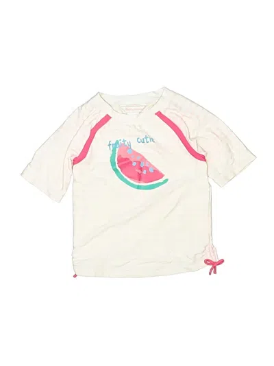 Pre-owned Tommy Bahama Kids' Short Sleeve T-shirt In White