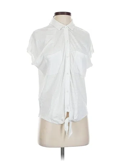 Pre-owned Tommy Bahama Short Sleeve Turtleneck In White