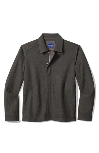 Tommy Bahama Silver Lake Bomber Jacket In Gray