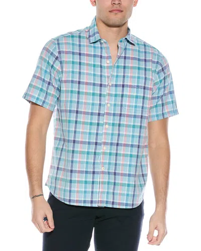 Tommy Bahama Sky Ripple Check Shirt In Blue