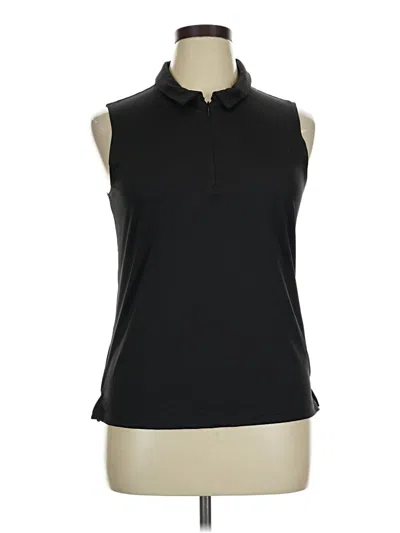 Pre-owned Tommy Bahama Sleeveless Blouse In Black