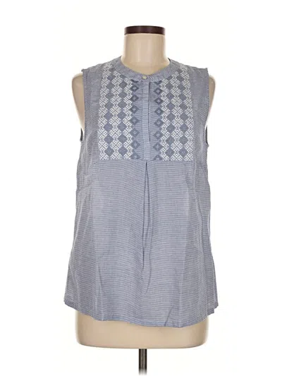 Pre-owned Tommy Bahama Sleeveless Blouse In Blue