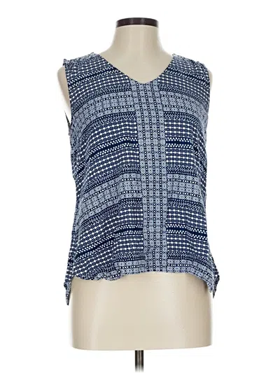 Pre-owned Tommy Bahama Sleeveless Blouse In Blue