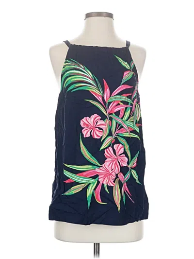 Pre-owned Tommy Bahama Sleeveless Blouse In Blue