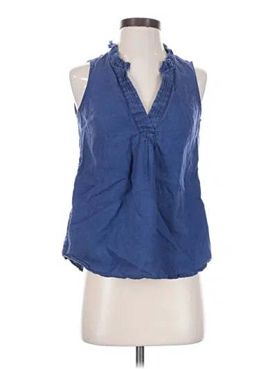 Pre-owned Tommy Bahama Sleeveless Blouse In Blue
