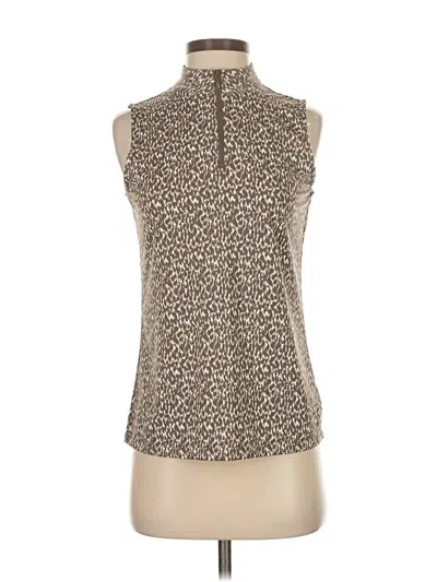 Pre-owned Tommy Bahama Sleeveless Blouse In Brown