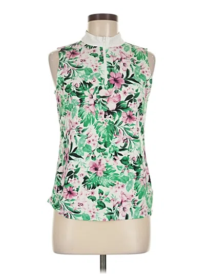 Pre-owned Tommy Bahama Sleeveless Blouse In Green