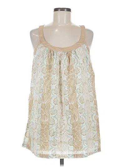 Pre-owned Tommy Bahama Sleeveless Blouse In White