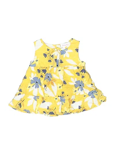 Pre-owned Tommy Bahama Babies' Sleeveless Blouse In Yellow