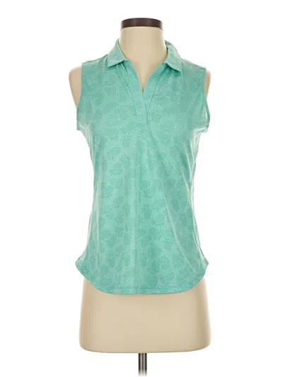 Pre-owned Tommy Bahama Sleeveless Polo Shirt In Green