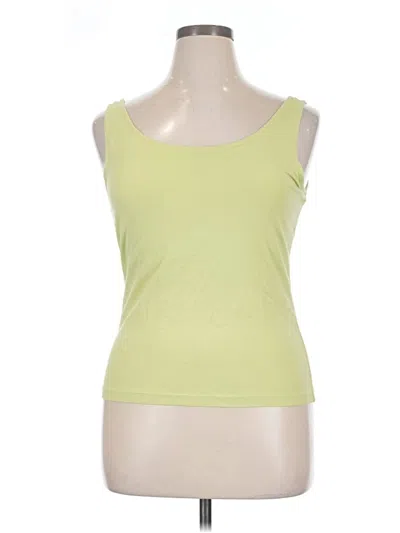 Pre-owned Tommy Bahama Sleeveless Top Green Scoop Neck Tops