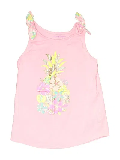 Pre-owned Tommy Bahama Kids' Sleeveless T-shirt In Pink
