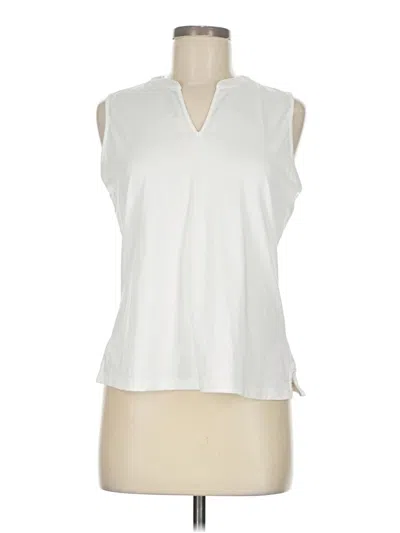 Pre-owned Tommy Bahama Sleeveless T-shirt In White