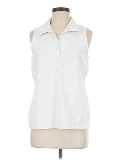 Pre-owned Tommy Bahama Sleeveless T-shirt In White