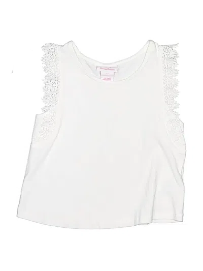 Pre-owned Tommy Bahama Kids' Sleeveless T-shirt In White