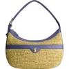 Tommy Bahama Soft Straw Zip-top Hobo