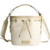 Tommy Bahama Soft Woven Drawstring Bucket Bag