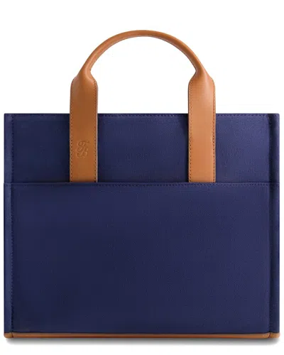 Tommy Bahama Solid Canvas Tote In Blue