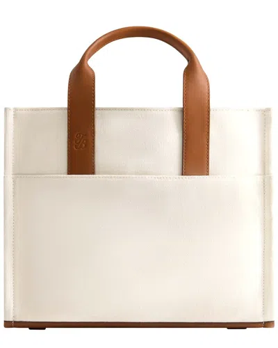 Tommy Bahama Solid Canvas Tote In Brown