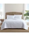 Tommy Bahama Solid Costa Sera Full-queen Quilt Bedding In White