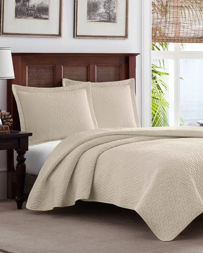 TOMMY BAHAMA TOMMY BAHAMA SOLID QUILT SET