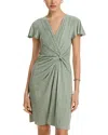 Tommy Bahama Clara Bay Breeze Short Sleeve Dress In Soapstone