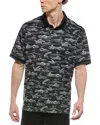 Tommy Bahama Black Texas Longhorns Sport Bay View Islandzone Polo In Black