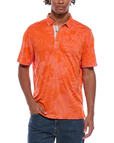 Tommy Bahama Sport Santiago Paradise Polo Shirt In Orange