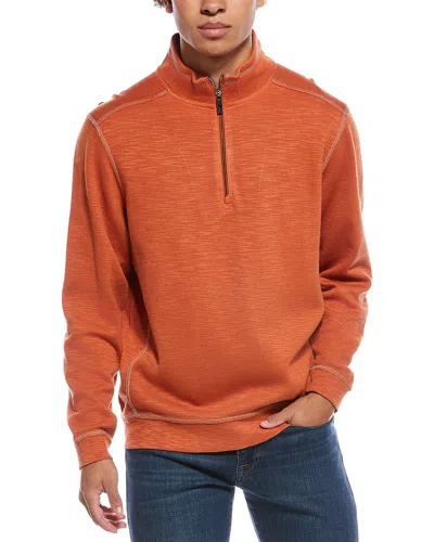 Tommy Bahama Sport Tobago Bay 1/2-zip Pullover In Orange