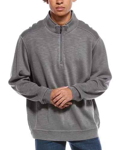 Tommy Bahama Sport Tobago Bay 1/2-zip Pullover In Gray