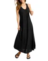 Tommy Bahama St Lucia Bias Cut Maxi Dress Swim Cover-up In Black