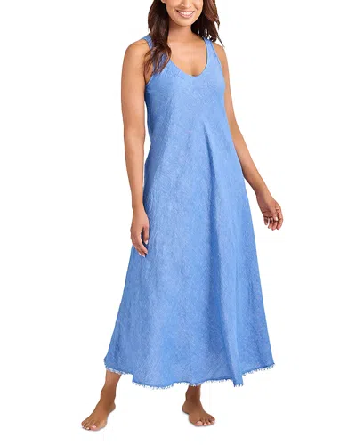Tommy Bahama St Lucia Bias Cut Maxi Dress Swim Cover-up In Palace Blue